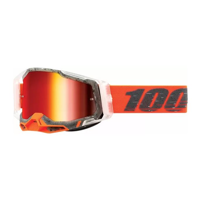 100% MX Goggles Racecraft 2 Schrute Red Mirror